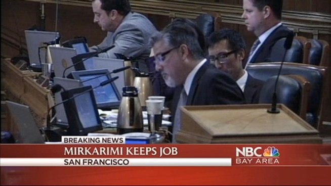 Ross Mirkarimi will be reinstated as San Francisco's sheriff after three members of the city's Board of Supervisors declined to uphold official misconduct charges against him.