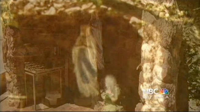 A troubling aspect of this theft, police noted, is that the statue was planted at the front of the church, right across the street from the Campbell police department office.