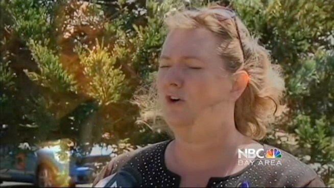 A day after CHP Officer Kenyon Youngstrom died following an I-680 shootout, the community brought flowers and good wishes to CHP headquarters in Martinez. Jodi Hernandez speaks to Sgt. Trent Cross and PTA VP Susan Young in Cordelia about father of four.