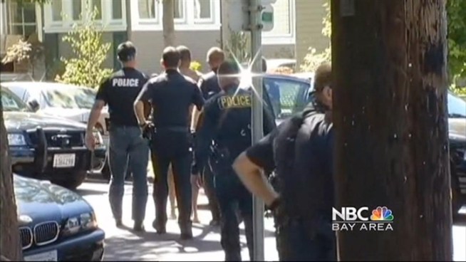 Palo Alto police said that officers tried to pull over a man downtown, but he fled and then may have tried to carjack a passing motorist.