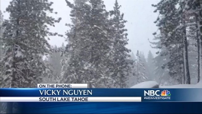 NBC Bay Area's Vicky Nguyen reports after being stranded in a blanket of Tahoe snow.