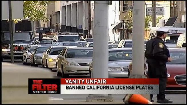 The Filter with Fred Roggin runs down some funny vanity plates denied by California's DMV.