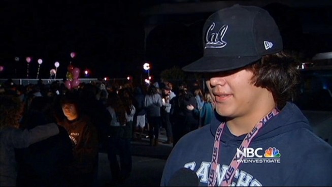 Kim Tere attended a very somber candlelight vigil Friday night for Alyssa Byrne who died while attending a New Year;s music festival in Tahoe.