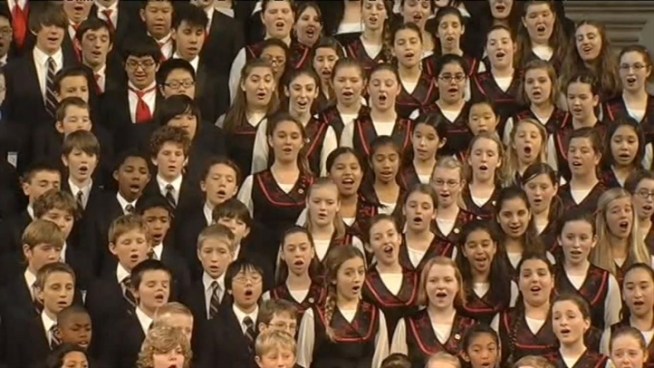 I left my heart in San Francisco as song by the children of San Francisco.