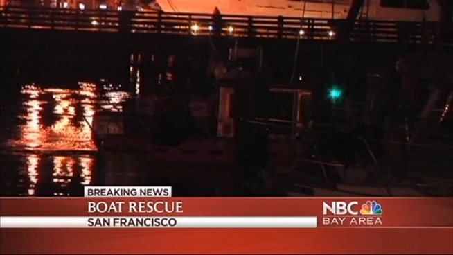A group of guys spent a night on the Bay they will not quickly forget.