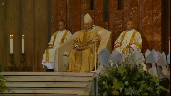 Salvatore Cordileone was installed as archbishop during a ceremony at St. Mary's Cathedral after being appointed by Pope Benedict XVI  in July to replace George Niederauer, who is retiring.