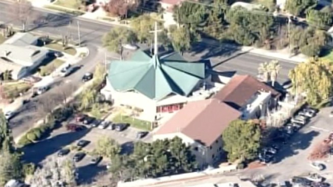 A pre-school and a nearby neighborhood were on lockdown Wednesday afternoon as police from both Cupertino and Sunnyvale searched for a man who ran away from a routine traffic stop.