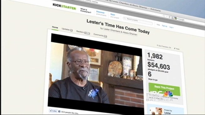 Lester Chambers has a Kickstarter campaign that raised enough money for him to record a new record, and now, thanks to the kind of outreach that comes with Reddit and Facebook followings, has enough direct contact with fans, NBC Bay Area's Scott Budman reports.