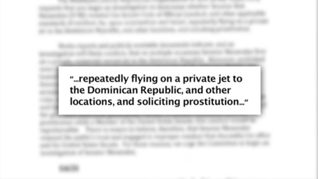 New Jersey Sen. Robert Menendez denies allegations linked to the investigation of a Florida doctor.  Jonathan Dienst reports.