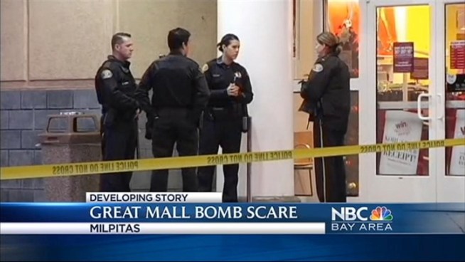 Marianne Favro report from Milpitas after a threat written on a bathroom wall shuts down a major retailer and nearly two dozen other stores Friday.