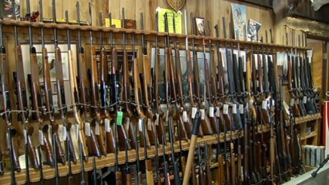 Damian Trujillo talks to one San Jose gun store owner who can't keep ammo or pepper spray on the shelves and says guns sales are four times ahead of normal.