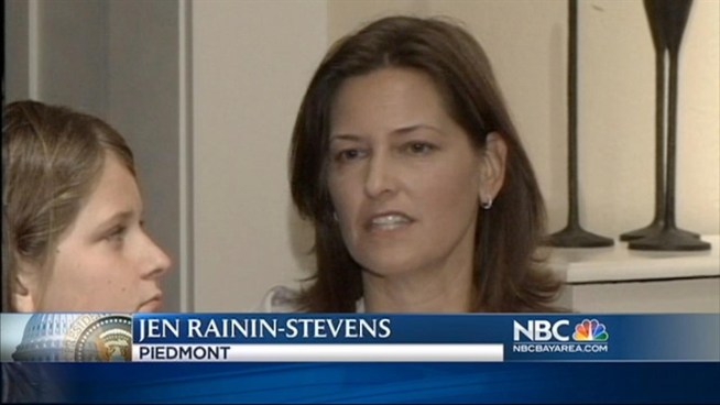 President Barak Obama's delivered a welcome surprise to same sex couples in his inauguration speech. The President made it clear gay rights will be a be part of his agenda during his second term. Frances and Jen Rainin-Stevens of San Francisco were pleasantly surprised. Jean Elle reports.