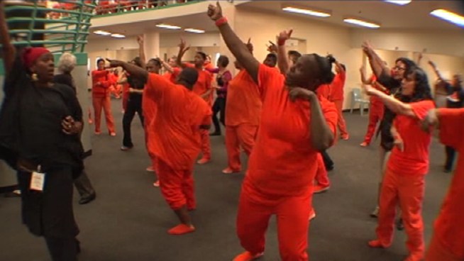 Joe Rosato Jr. reports why inmates around the Bay Area were busting a move behind bars this Valentine's Day.