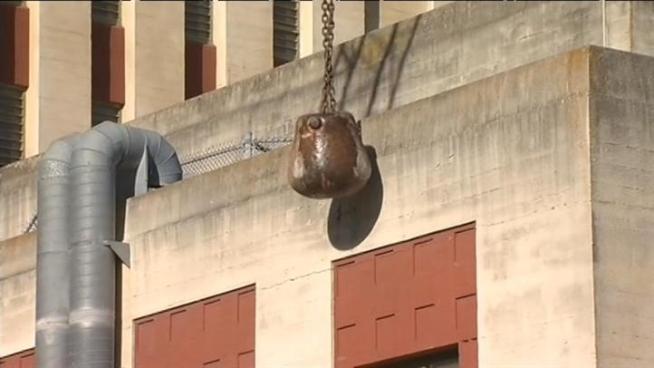 32 years later, Mayor gets around to keeping his promise of demolishing the old jail.