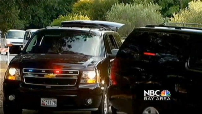 Presidential hopeful Mitt Romney holds a private fundraiser in Hillsborough Friday night. Brent Knudsen was a supporter who was there.  A small group of Obama supporters were there to meet the Romney motorcade. Jean Elle reports.