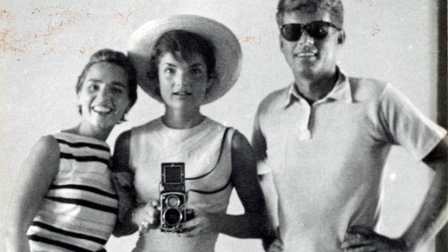 The family of David Powers, a former special assistant to President John F. Kennedy, is auctioning hundreds of photographs, documents, gifts and other memorabilia including JFK's Air Force One leather bomber jacket and a birthday card John F. Kennedy Jr. gave to his father.
