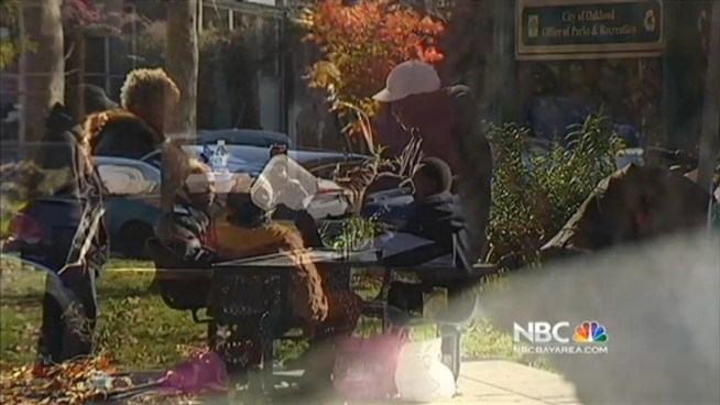 Joe Rosato Jr. takes us to a park in Oakland where a family gives back and expects nothing in return. It is their way of paying it forward for a lifesaving decision by another person made.