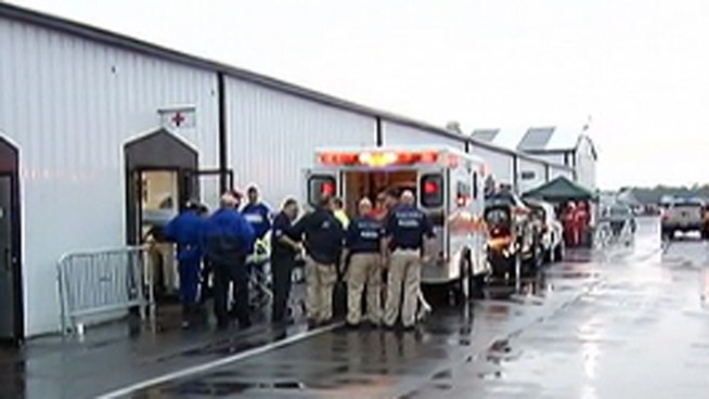 Brian Zimmerman, 41, was killed by lightning that hit inside the Grandstand Parking lot at the Pocono Raceway on Sunday. Multiple strikes were reported behind the racetrack's grandstands and outside one of the gates as NASCAR fans were leaving. A total of nine fans were injured. NBC10's Jesse Gray spoke to the victim's neighbor.