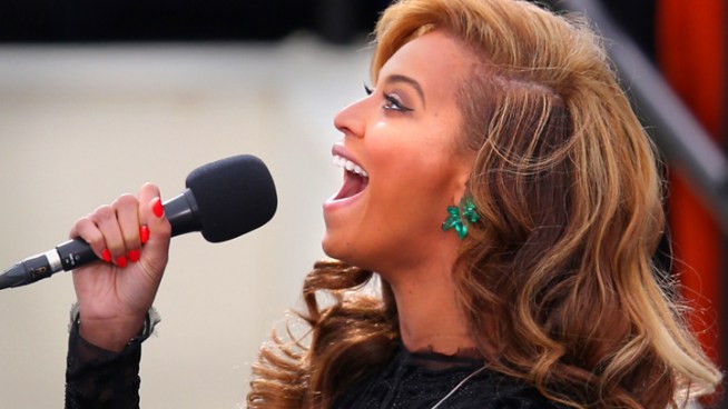 Pop star Beyonce performs the National Anthem at President Barack Obama's second inauguration. After the performance, there have been questions about <a href=