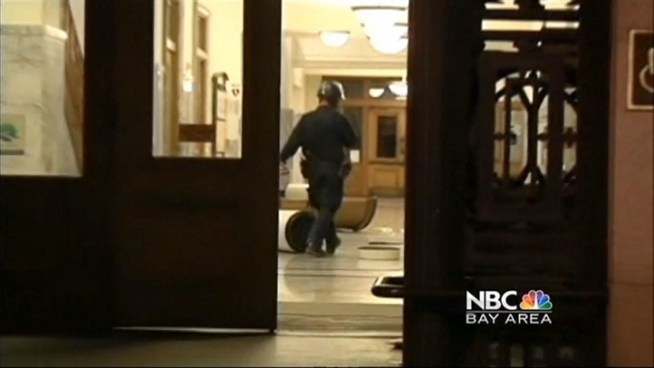About 300 protesters were arrested in Oakland tonight after multiple clashes with police.