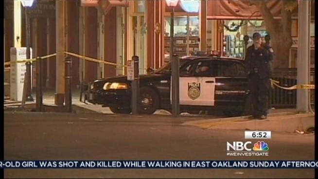 A bar fight ends with two dead and three others wounded in Old Sacramento New Year's Eve night. Mike Luery reports on the wild scene the shoot out sparked during a party attended by tens of thousands.