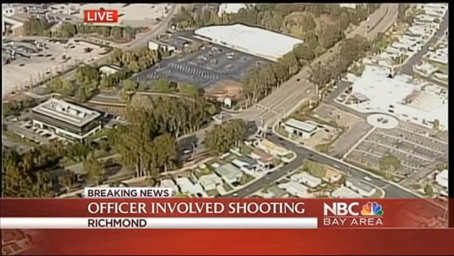 A Richmond Chevy's had to close for hours Wednesday after a shooting happened in a nearby parking lot.