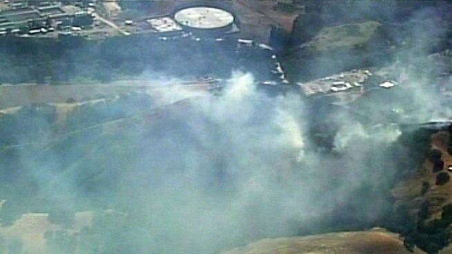 Fire crews responded to a 300-acre grass fire in Sunol near 8501 Calaveras Rd., on the border of the Sunol Regional Wilderness reserve on June 15, 2012.
