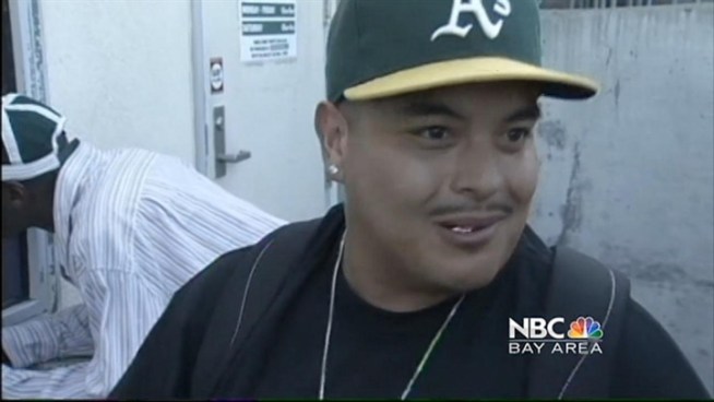 The Oakland Coliseum was hopping Wednesday with A's fans in search of tickets.