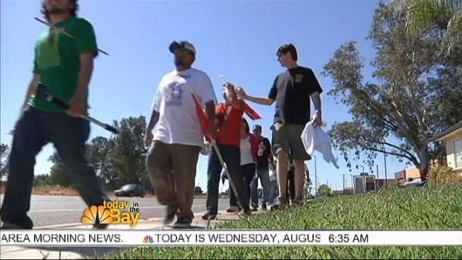 Farm workers on 13 day journey to Sacramento.