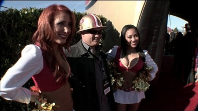 A groundbreaking ceremony took place in Santa Clara today for the new 49er's stadium.