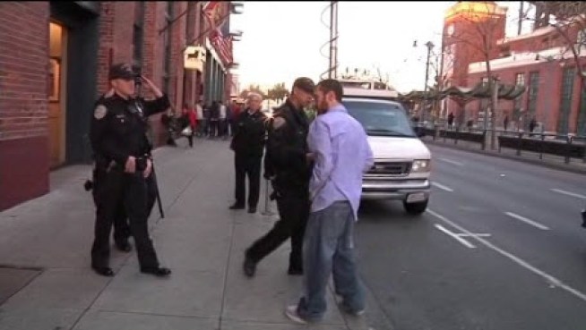 San Francisco police reported minor flare-ups of violence in  the Mission District as disappointed San Francisco 49ers fans reacted to their  team's loss to the Baltimore Ravens on Sunday during the Super Bowl. Only 25 arrests were made. Jean Elle reports.