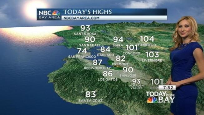 Meteorologist Christina Loren has your Bay Area weather forecast.