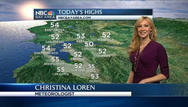 Meteorologist Christina Loren has your Bay Area weather forecast.