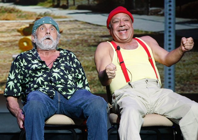 It's Cheech and Chong Behind that Puff of Smoke in Berkeley