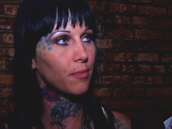 Tattooed model <a href=