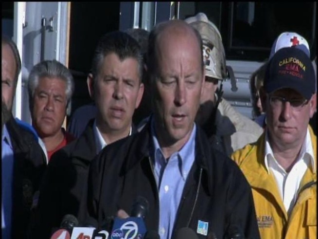 Johns said Friday morning a 30-inch gas pipe ruptured about three feet underground just before 6:30 p.m Thursday.
