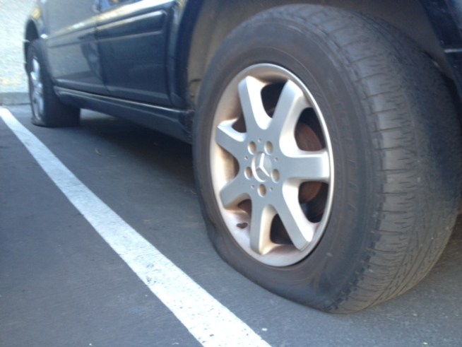 Concord police are looking for whoever slashed the tires on at least 60 cars over the weekend. Christie Smith reports.