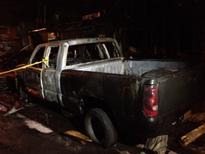 An early morning truck fire on Wednesday ended up igniting an East Oakland commercial building and sending a security guard to the hospital. Christie Smith reports.