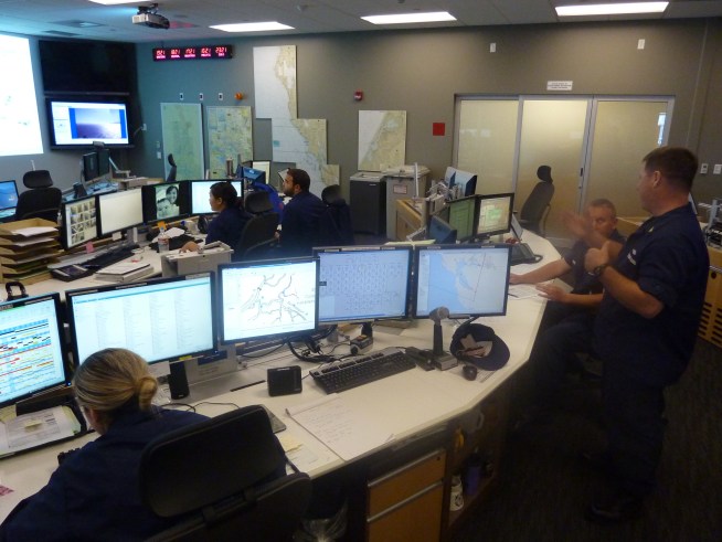 The Coast Guard's Vessel Traffic Service command center gave NBC Bay Area a behind-the-scenes look at their operations of keeping the bay safe. Terry McSweeney reports.