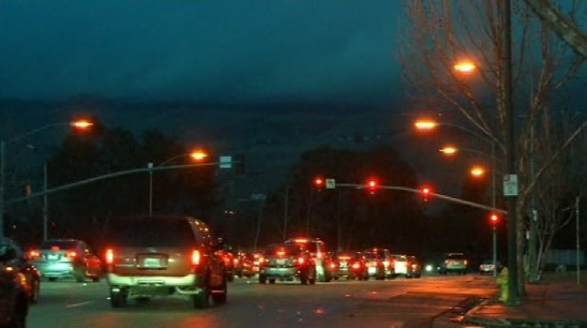 The lights will be on in a matter of weeks on several currently darkened streets in San Jose.