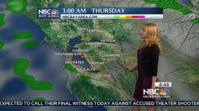 Meteorologist Christina Loren has your Bay Area weather forecast.