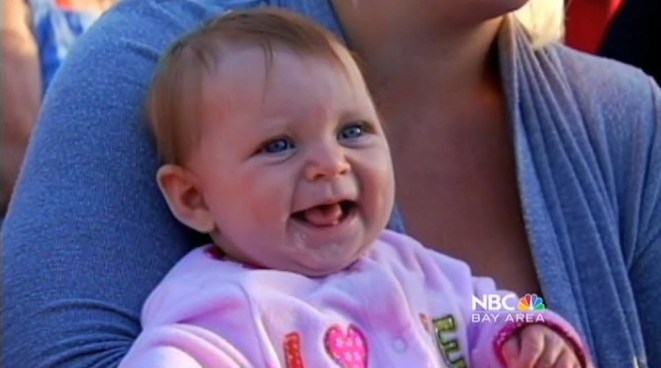 NBC Bay Area's Jodi Hernandez was there when a once missing baby finally returned home.