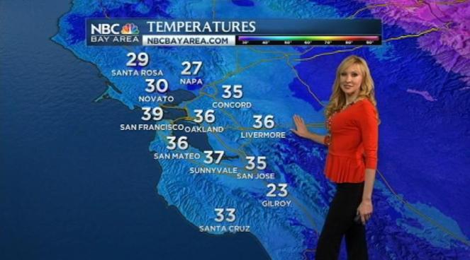 Meteorologist Christina Loren has your Bay Area weather forecast.