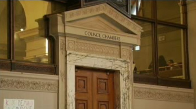 Courtney Ruby says her audit proves Oakland City Council president Larry Reid and member Desley Brooks have been breaking the law by directing staff to push a $2 million dollar demolition contract at the Oakland Army base toward Turner Group Construction. Cheryl Hurd reports.