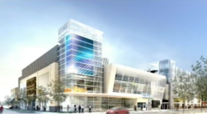 The Village at San Antonio Center with housing and retail at El Camino and San Antonio is just about complete. Construction on phase two of the project is expected to begin in a year. Jean Elle reports.