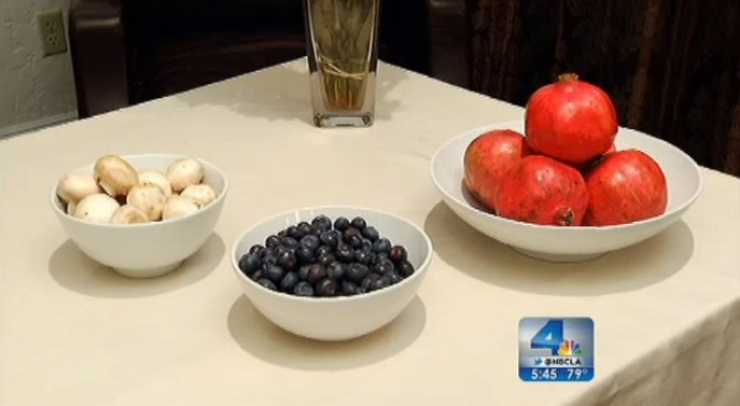 New research from Duarte’s City of Hope Cancer Center shows that mushrooms, blueberries and pomegranates have been proven to help prevent breast cancer in clinical trials. 