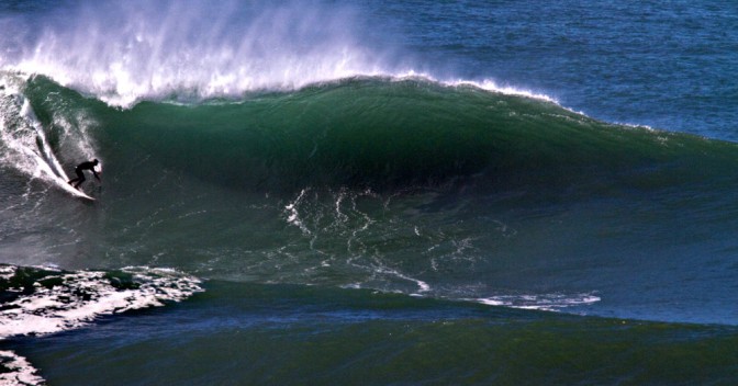 Mavericks Surfers Had to Bring Patience Today