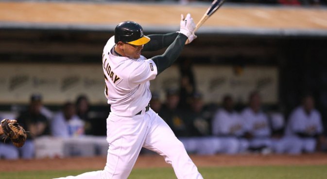 A's Holliday Comes to an Early End