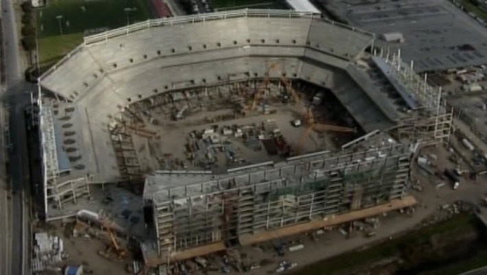 San Francisco 49ers Stadium Under Construction