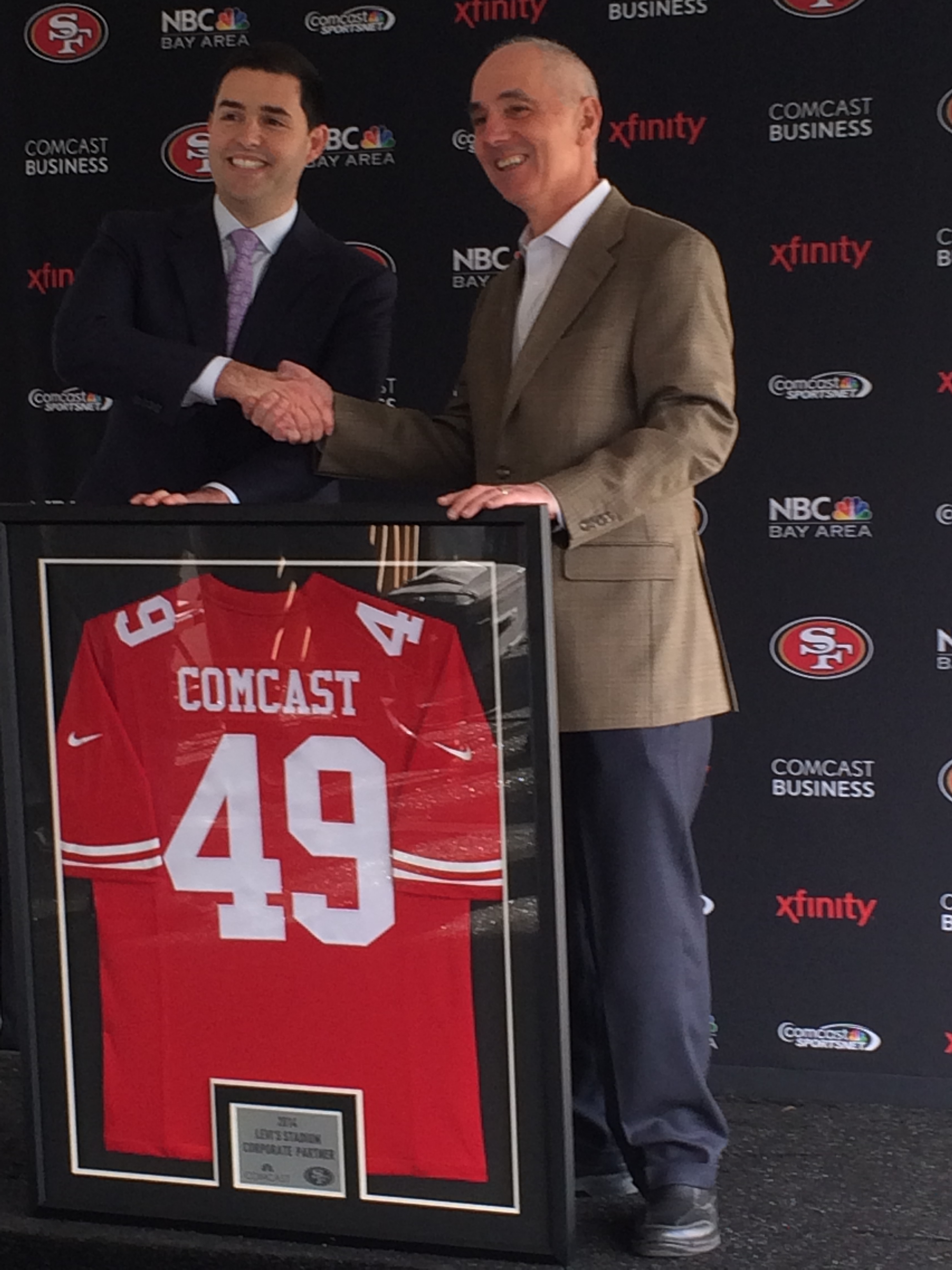 Comcast, NBCUniversal, 49ers Announce 10-Year Partnership - NBC Bay Area